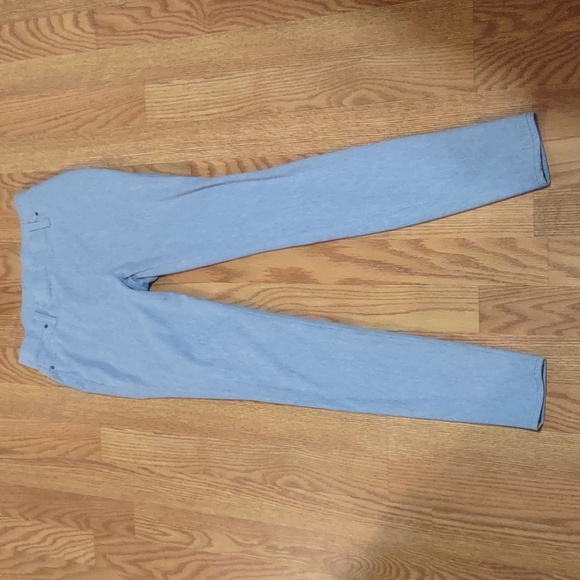 Time And Tru Pants Womens Sz XS Blue Jegging Pull On Faux Front Pocket Stretch - Picture 2 of 12
